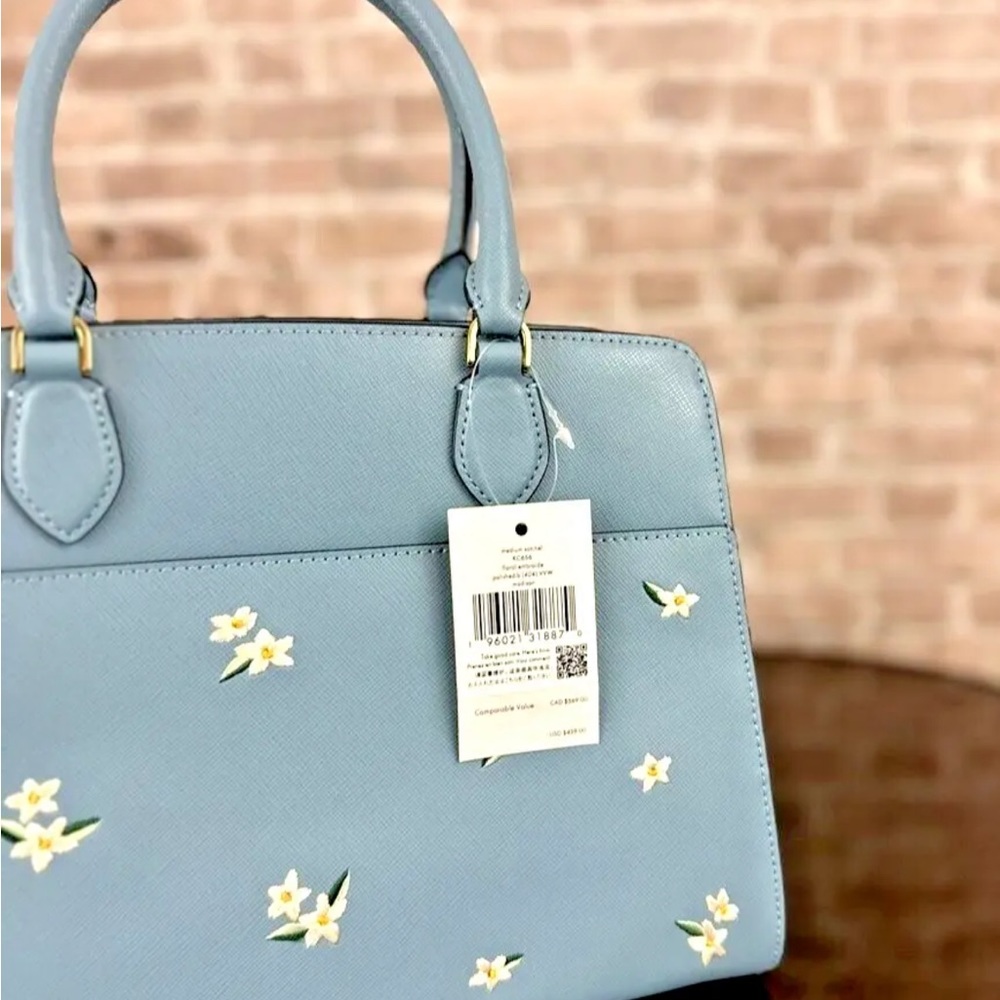 KATE SPADE MADISON LEATHER MEDIUM SATCHEL CROSSBODY SHOULDER BAG PURSE $459 - Picture 5 of 6